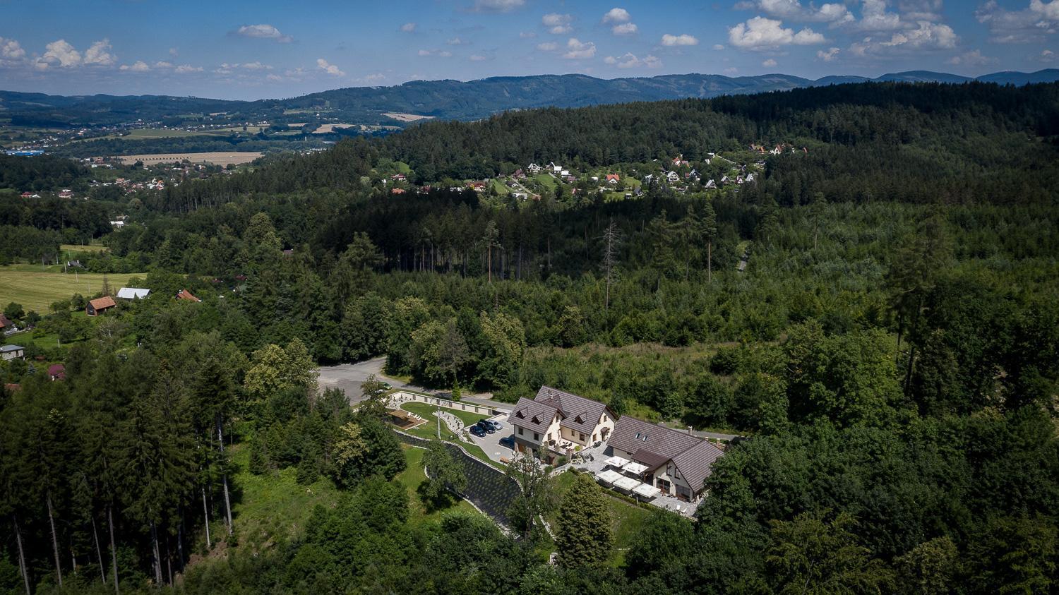 Hotel Penzion Na kraji lesa Valašské Meziříčí Exteriér fotografie