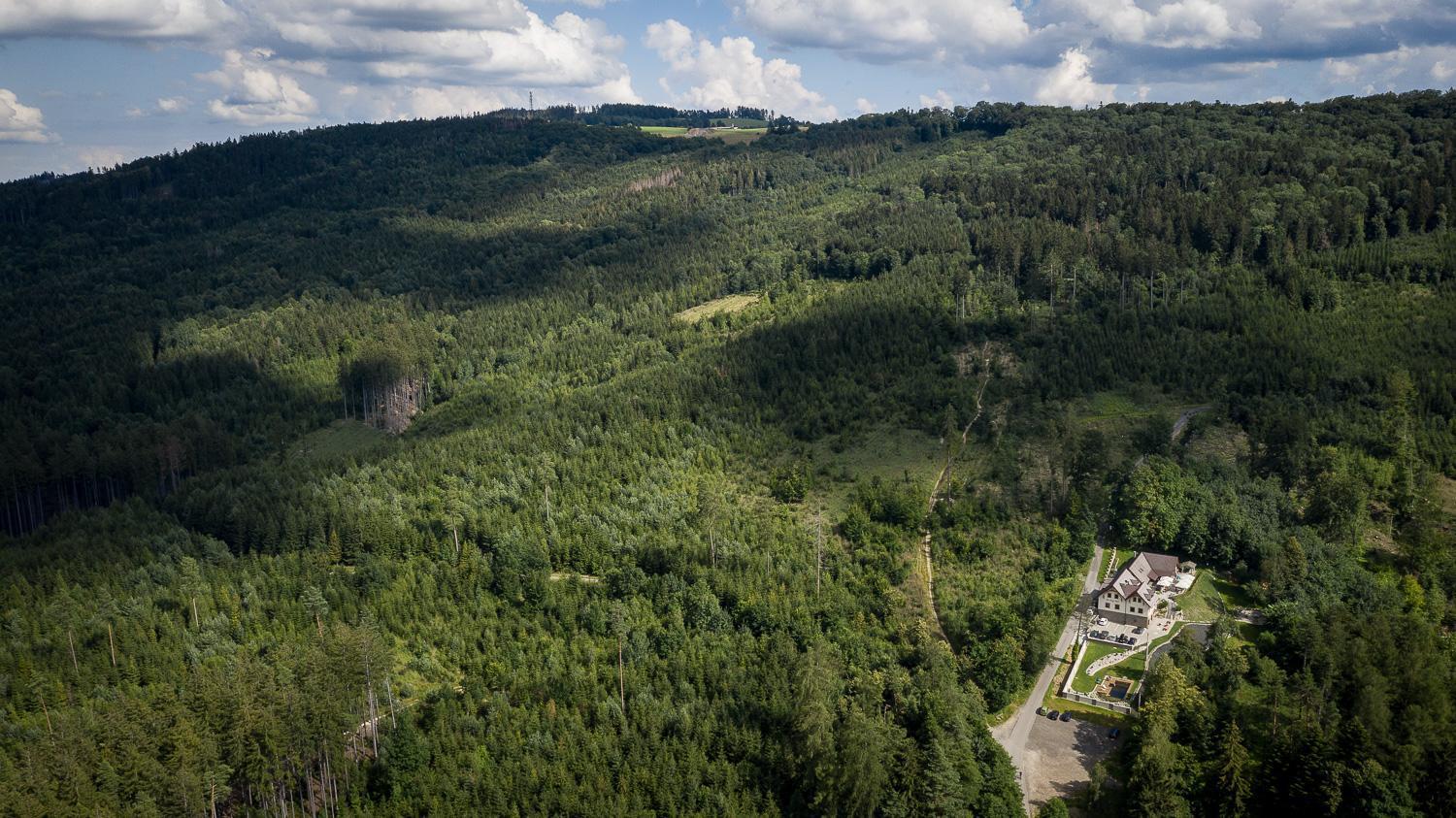 Hotel Penzion Na kraji lesa Valašské Meziříčí Exteriér fotografie